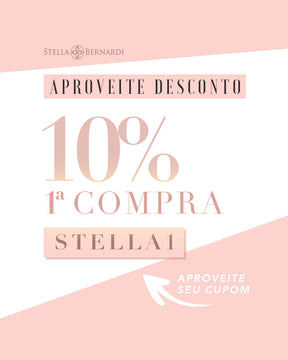Camisola de Renda e Tule Luxury com Fio Dental - Stella Bernardi