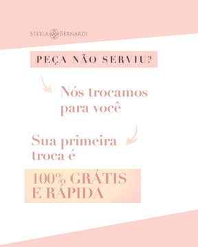 Camisola de Renda e Tule Luxury com Fio Dental - Stella Bernardi
