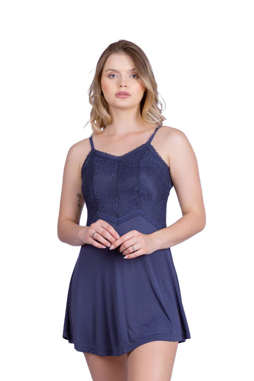 Camisola de Renda e Liganete - Stella Bernardi