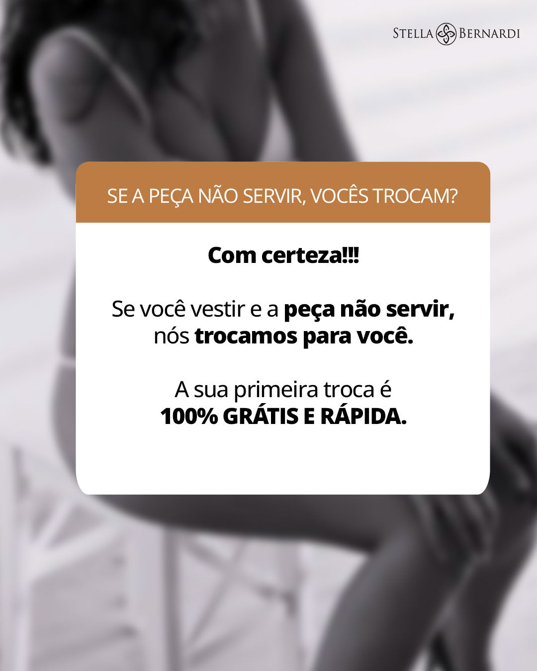 Camisola de Renda Strappy e Fio Dental - Stella Bernardi