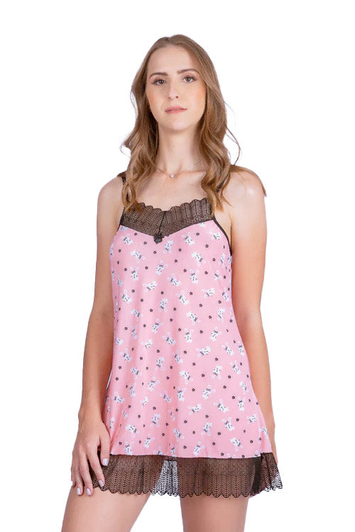 Camisola de Liganete com Rendas - Stella Bernardi
