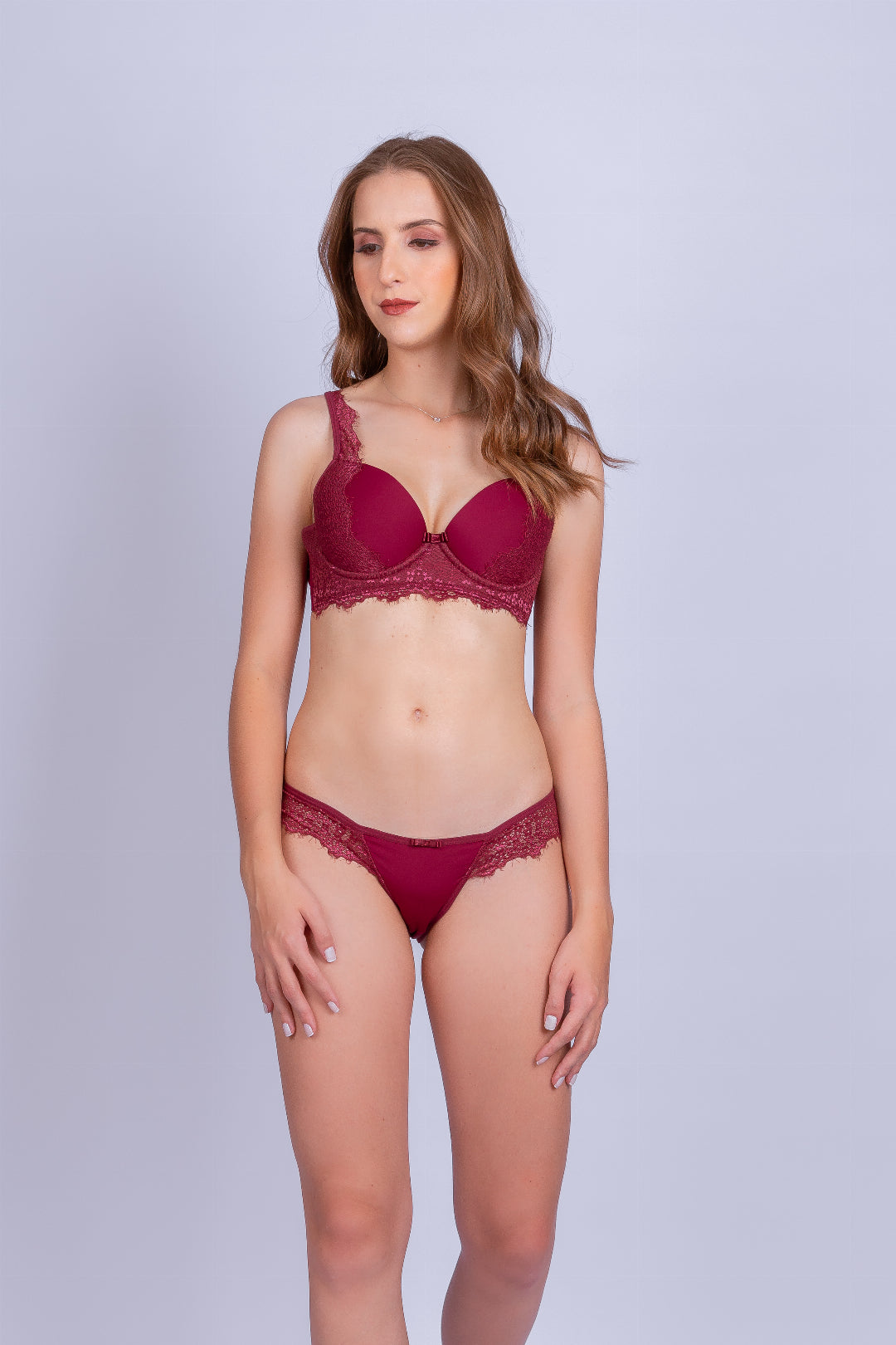 Calcinha de Renda e Sutiã de Renda Soft - Stella Bernardi