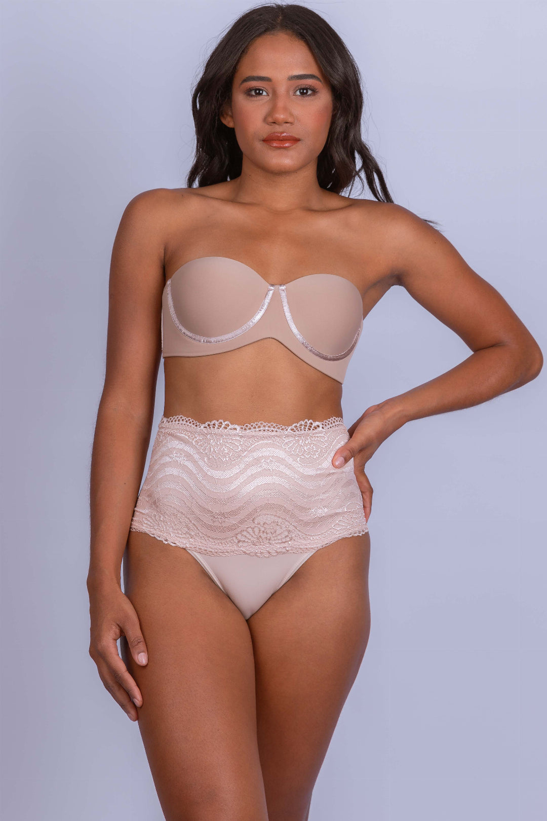 Calcinha de Renda Hot Pant e Microfibra - Stella Bernardi