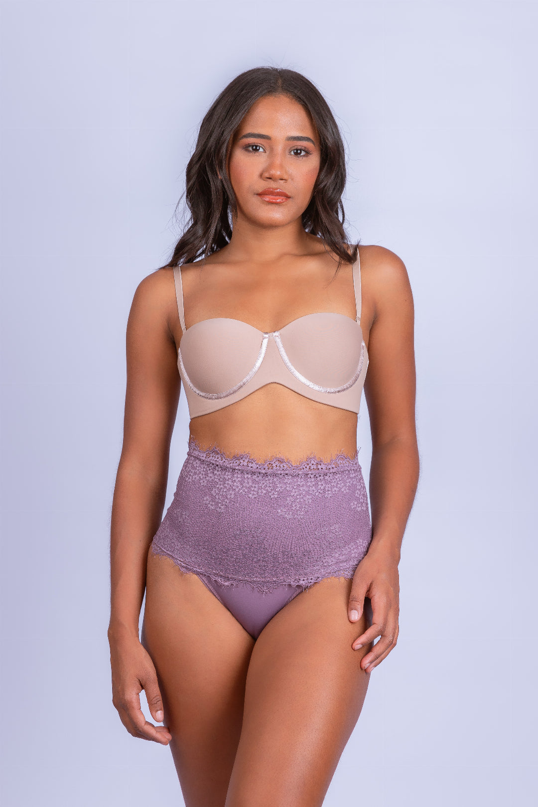 Calcinha de Renda Hot Pant e Microfibra - Stella Bernardi