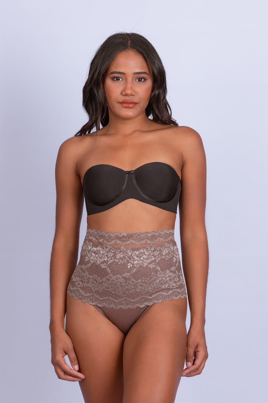 Calcinha de Renda Hot Pant e Microfibra - Stella Bernardi