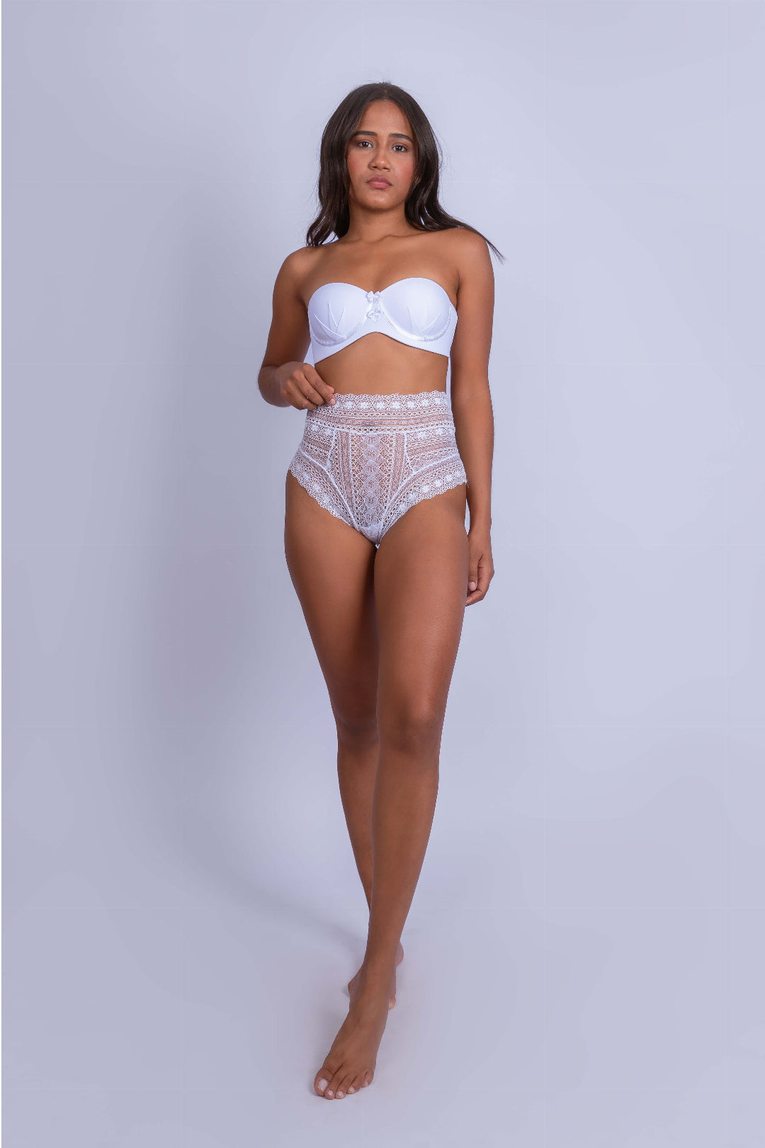 Calcinha Hot Pant de Renda - Stella Bernardi