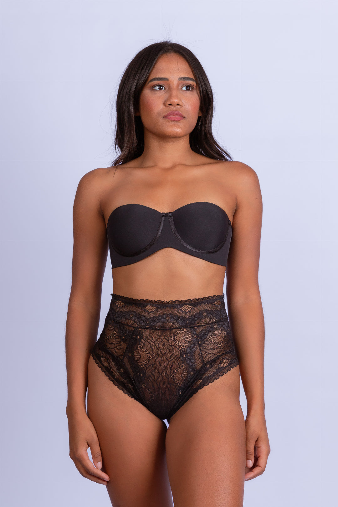 Calcinha Hot Pant de Renda - Stella Bernardi
