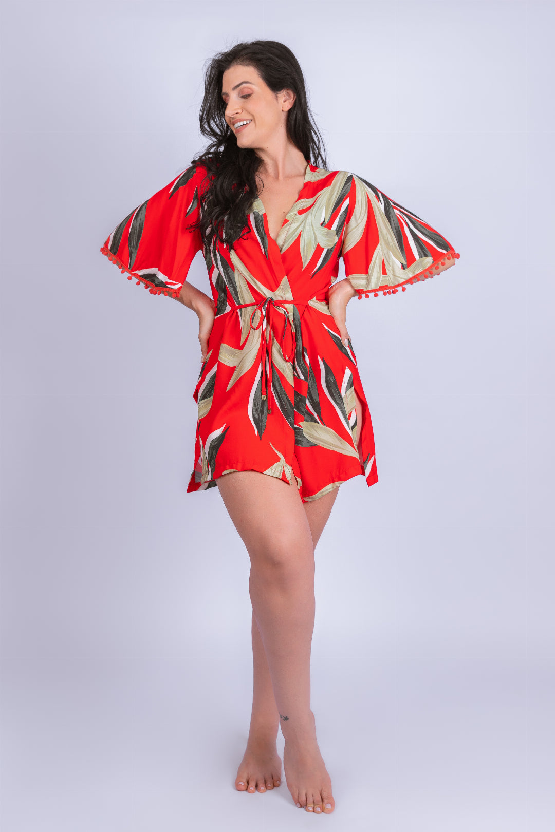Saída de Praia Vestido em Viscose - Stella Bernardi