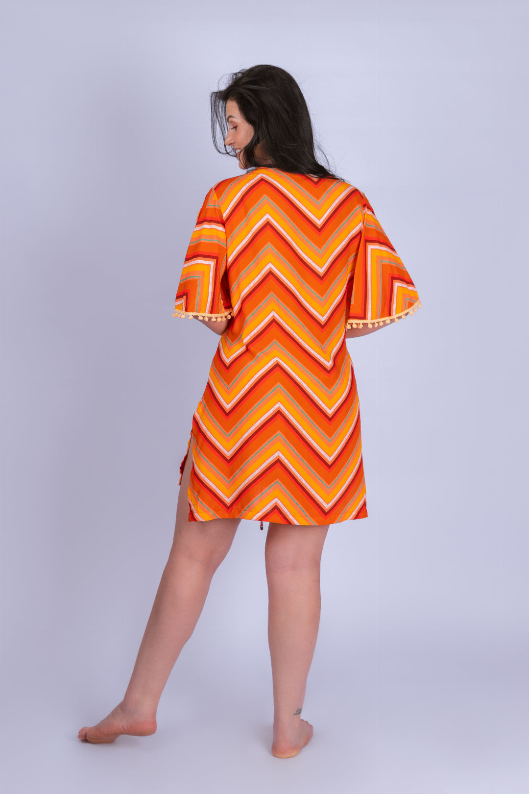 Saída de Praia Vestido em Viscose - Stella Bernardi