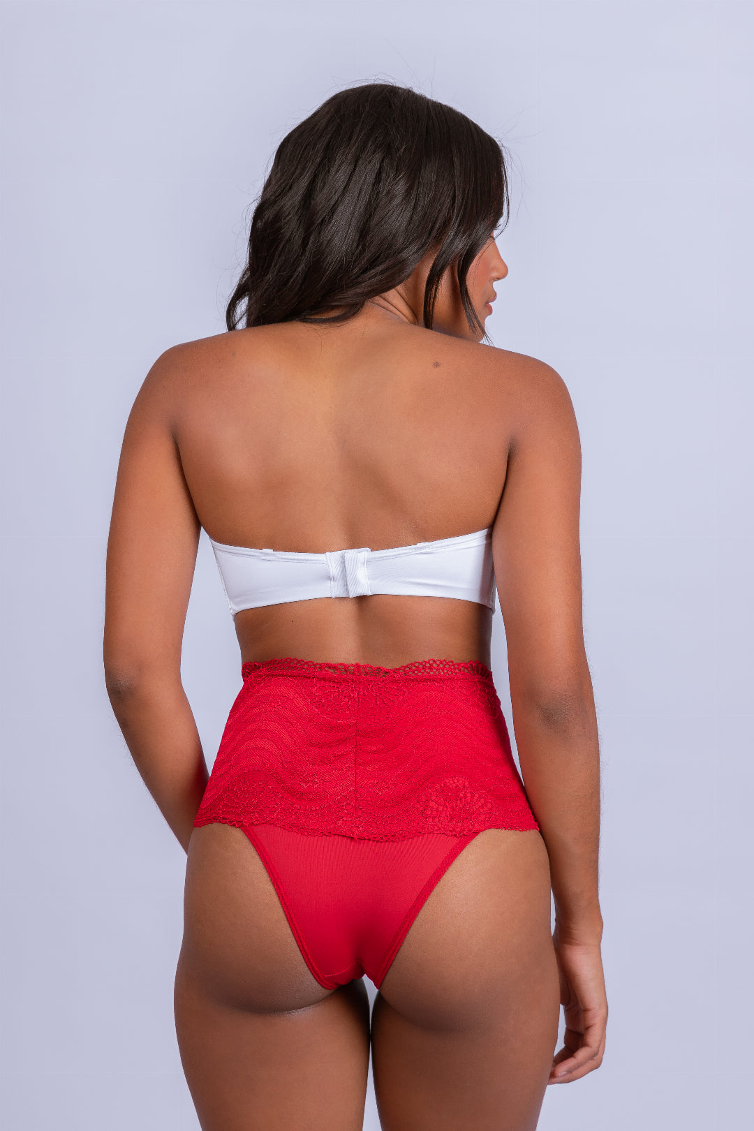 Calcinha de Renda Hot Pant e Microfibra - Stella Bernardi